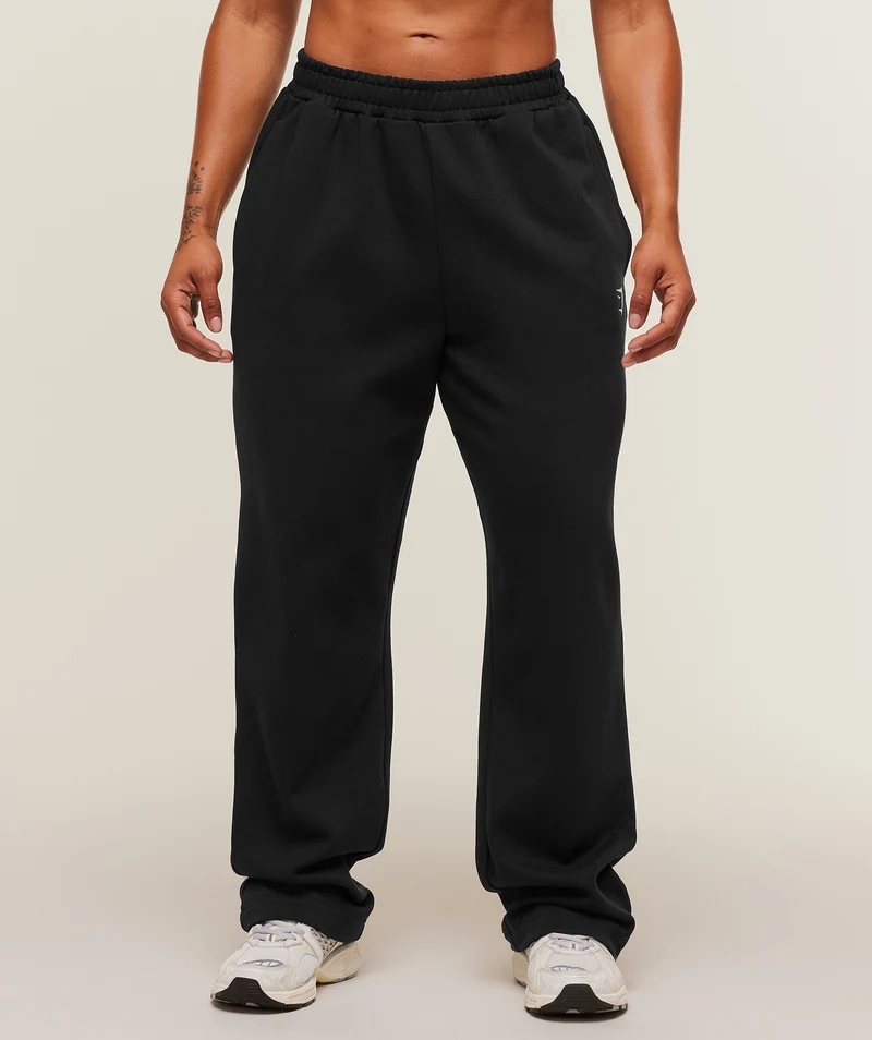 Gymshark Training Fleece Straight Leg Short Pants - Black