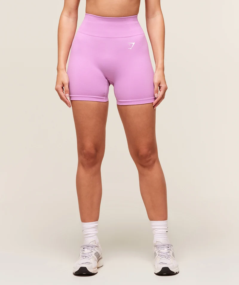 Gymshark Vital Seamless 2.0 Shorts - Sour Pink/Marl