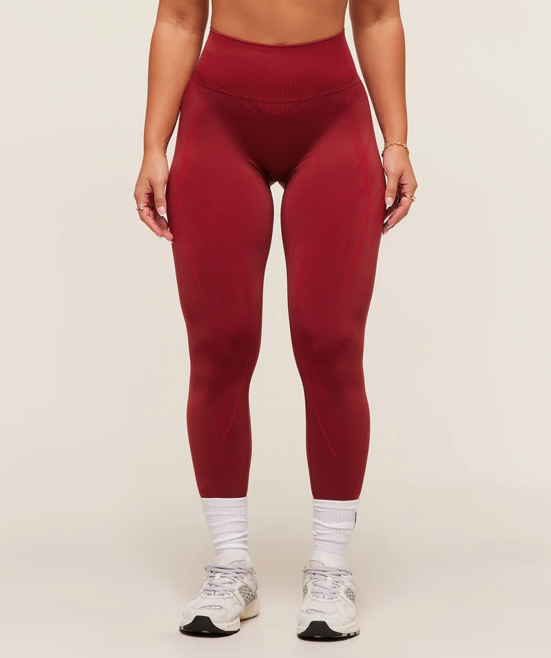 Gymshark x Analis Seamless Legging - Reps Red/Carmine Red
