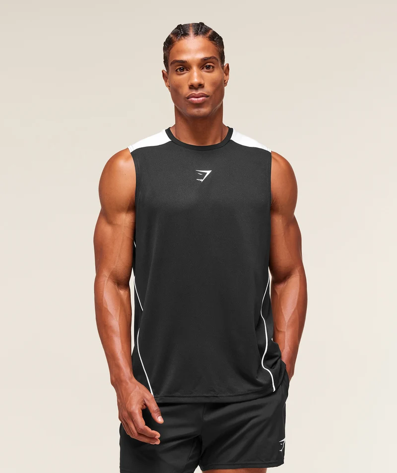 Gymshark Arrival Block Tank - Black