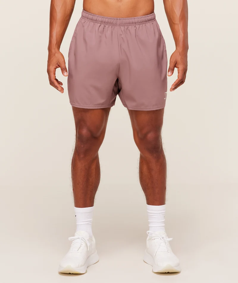 Gymshark Arrival 5" Shorts - Chestnut Pink