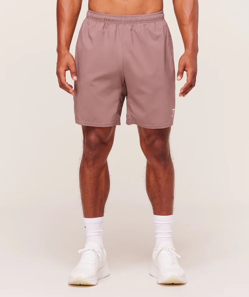 Gymshark Arrival 7" Shorts - Chestnut Pink