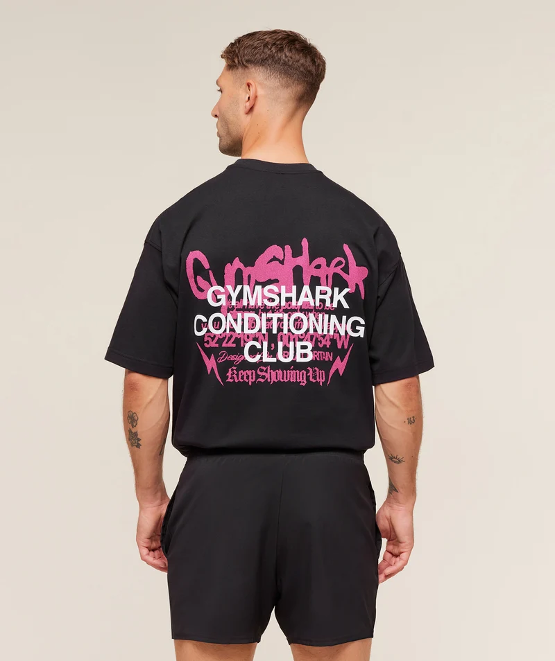Gymshark GSCC T-Shirt - Black