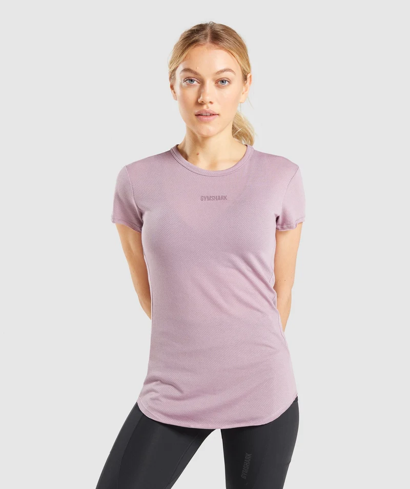 Gymshark Chalk T-Shirt - Purple
