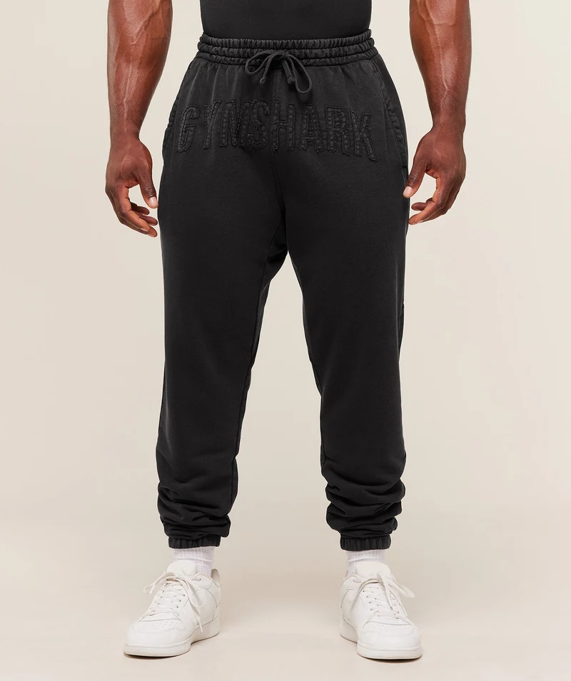 Gymshark Power Washed Joggers - Black