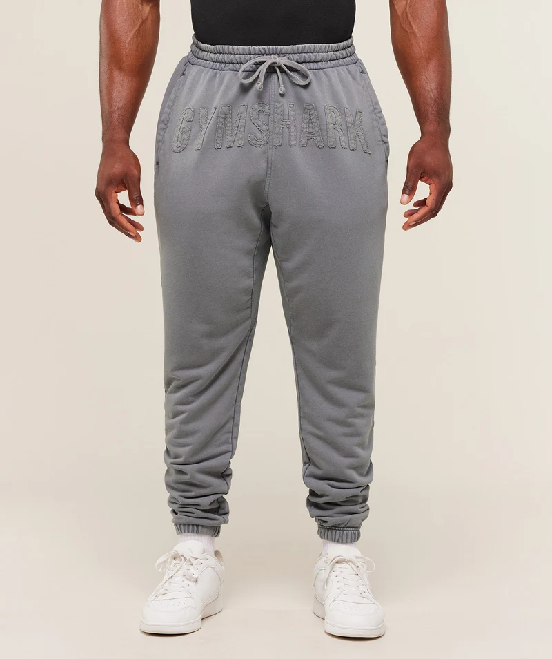 Gymshark Power Washed Joggers - Medium Grey