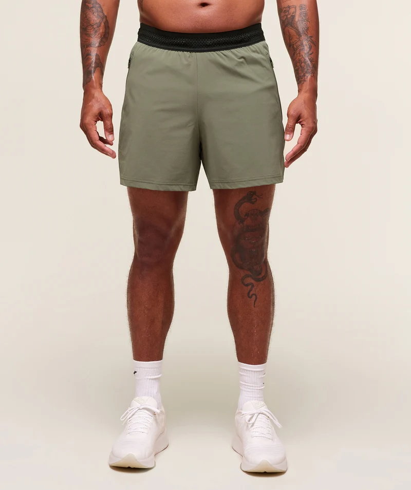 Gymshark Fit Elite 5" Shorts - Base Green