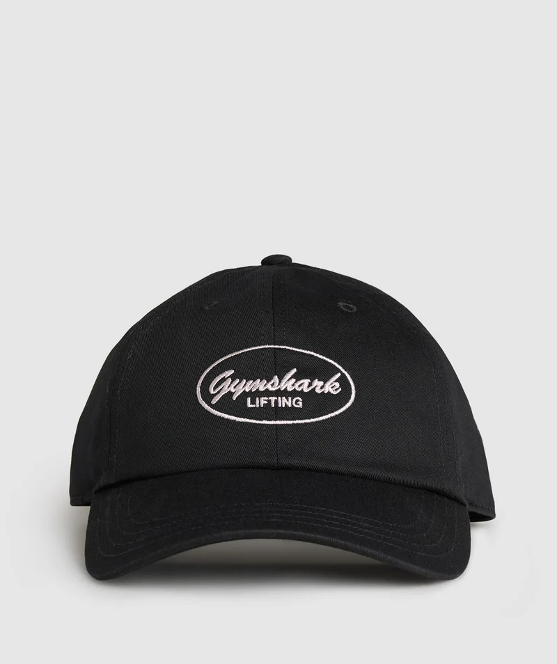 Gymshark Old School Lifting Cap - Black