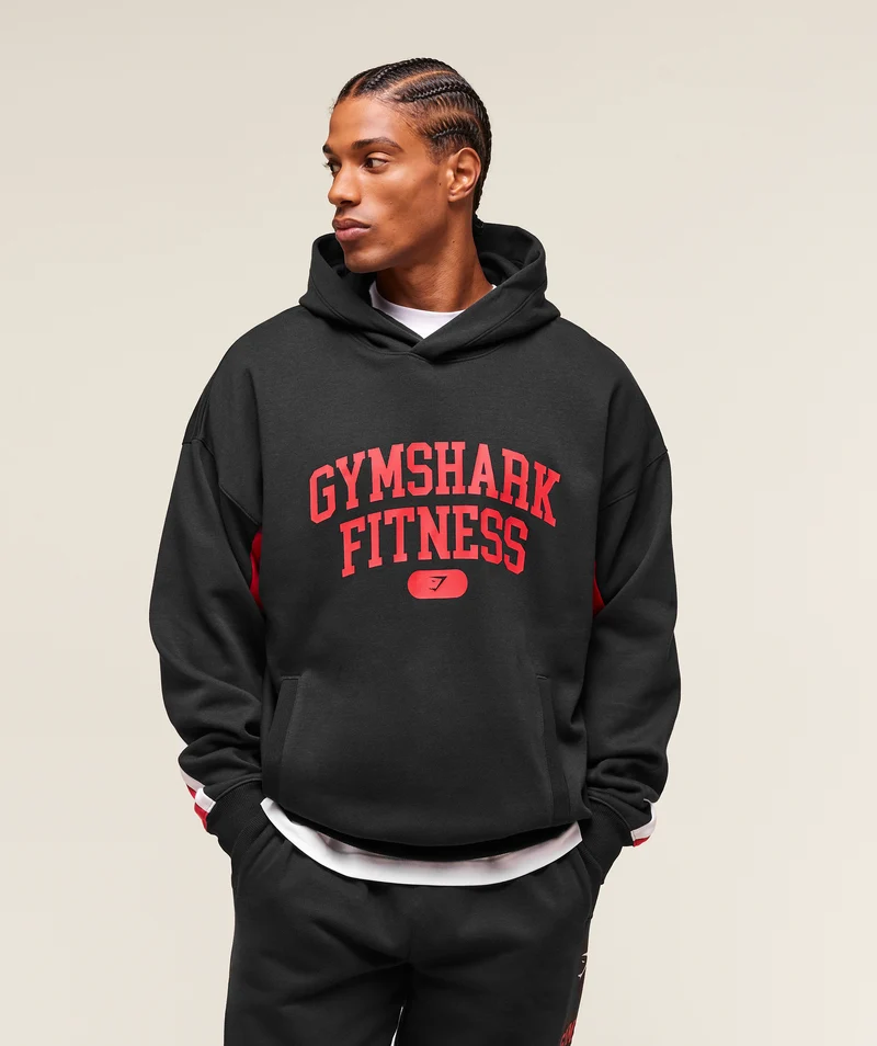 Gymshark Varsity Hoodie - Black