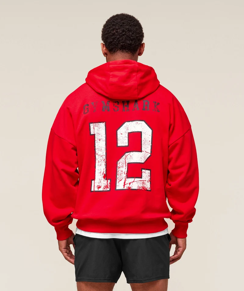Gymshark Campus Hoodie - Athletic Red