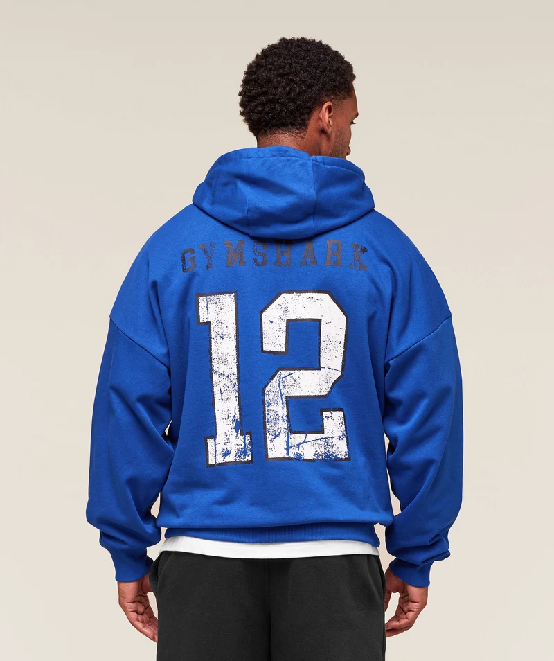 Gymshark Campus Hoodie - Athletic Blue