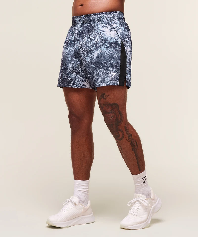 Gymshark Sport 5" Shorts - Smoke Blue/Black