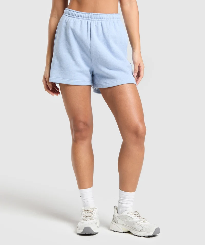 Gymshark Rest Day Sweats 2.0 Shorts - Bros Gentle Blue Marl