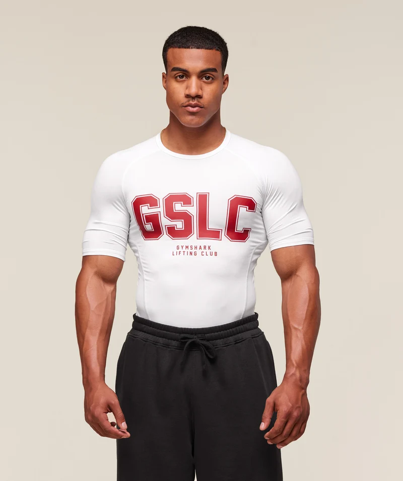 Gymshark GSLC Baselayer T-Shirt - White