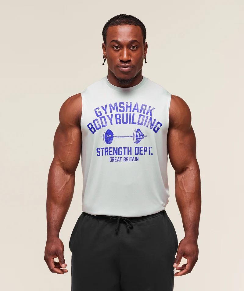 Gymshark Olympic Bar Tank - Metal Grey
