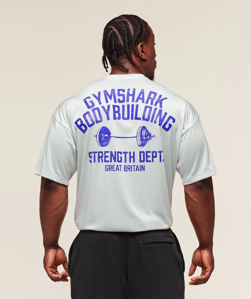 Gymshark Olympic Bar T-Shirt - Metal Grey
