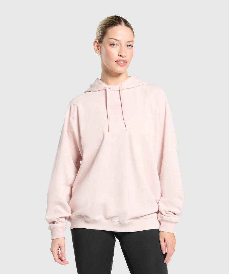 Gymshark Block Oversized Hoodie - Fair Pink
