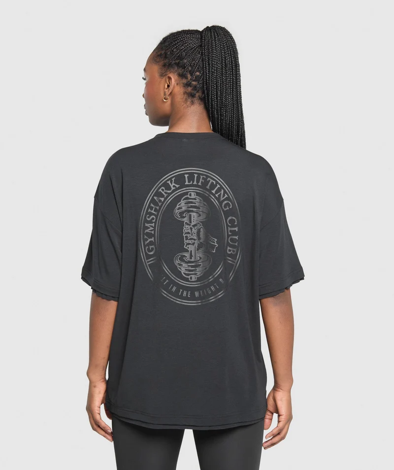 Gymshark Superset Graphic T-shirt - Black
