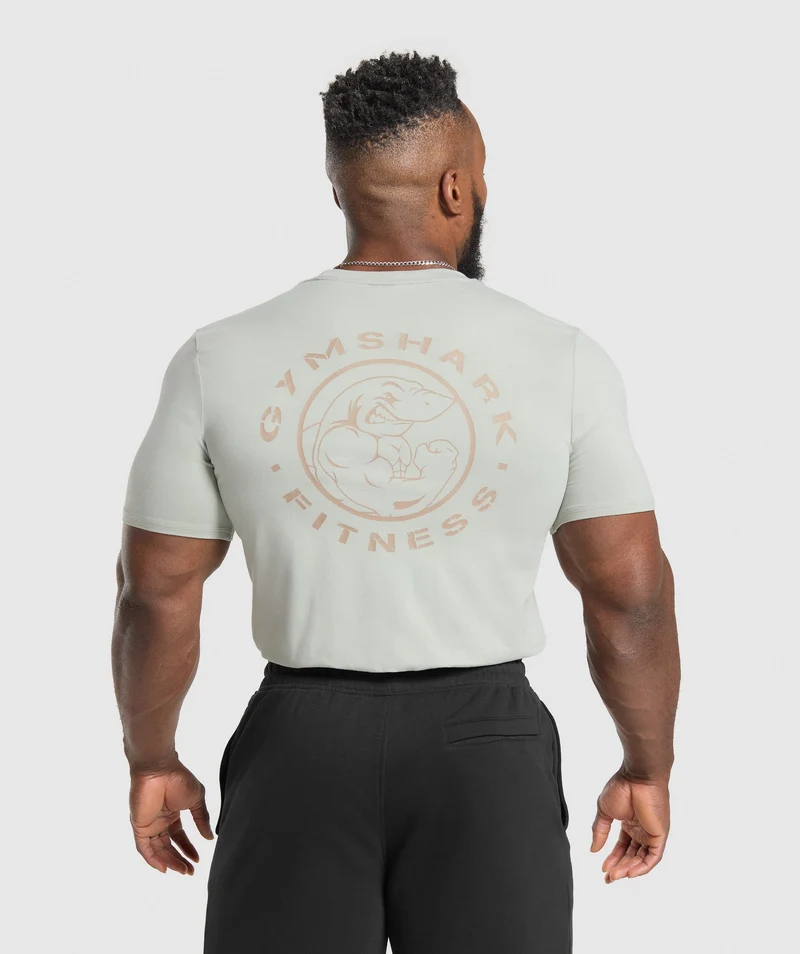 Gymshark Legacy T-Shirt - Stone Grey