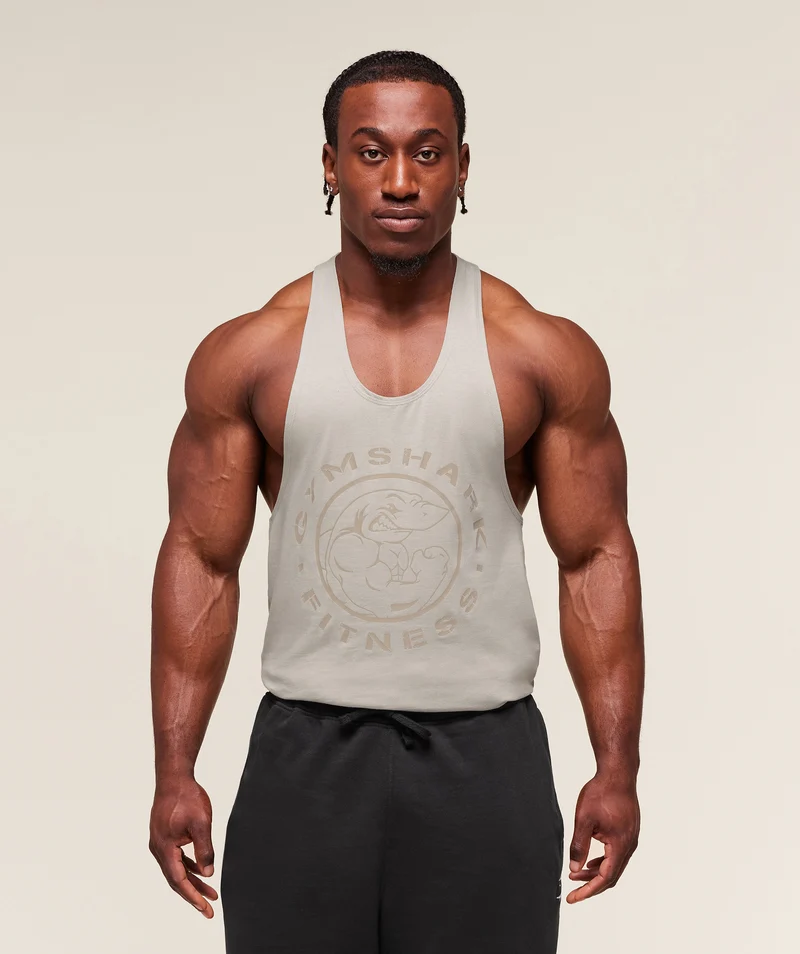 Gymshark Legacy Stringer - Stone Grey