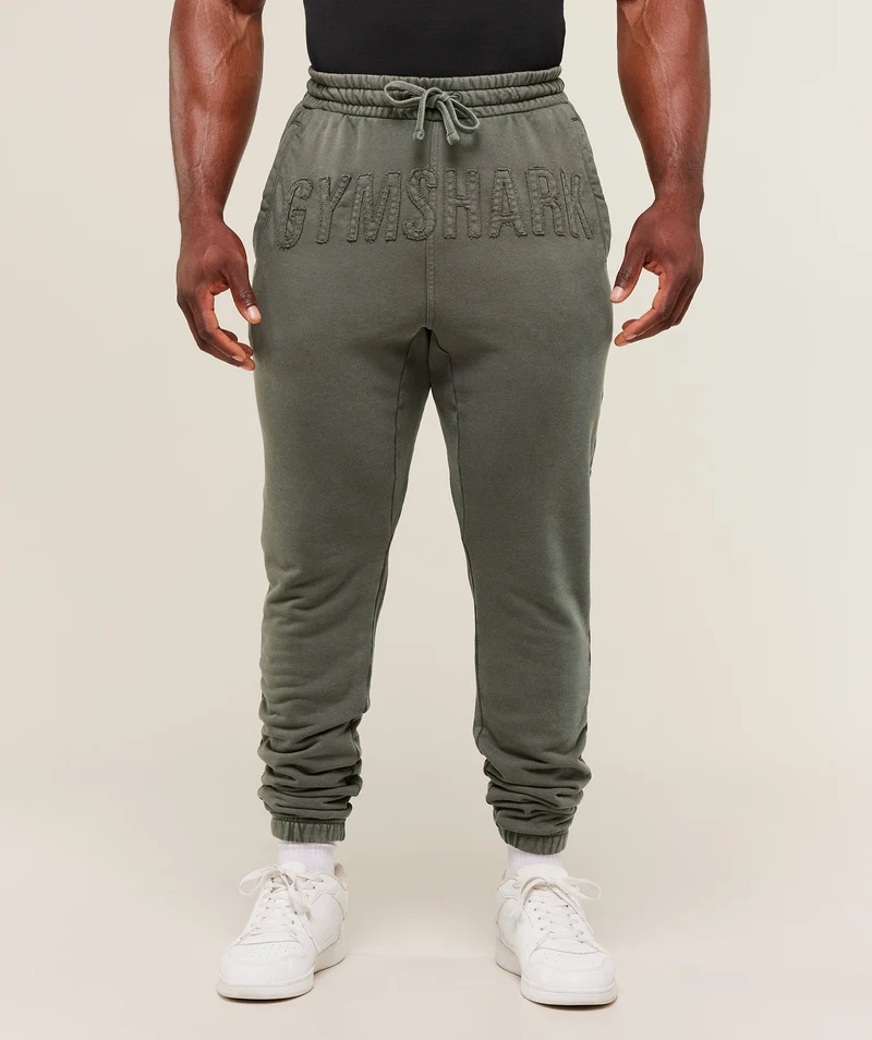 Gymshark Power Washed Joggers - Strength Green