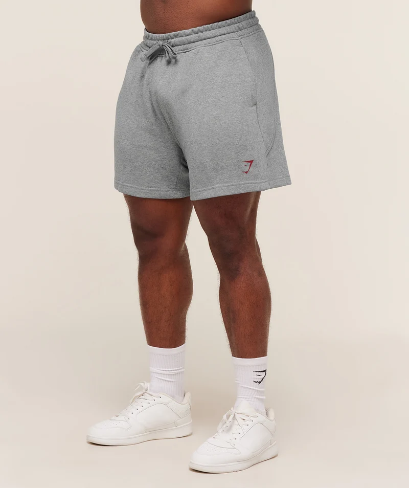 Gymshark Power 5" Shorts - Charcoal Core Marl