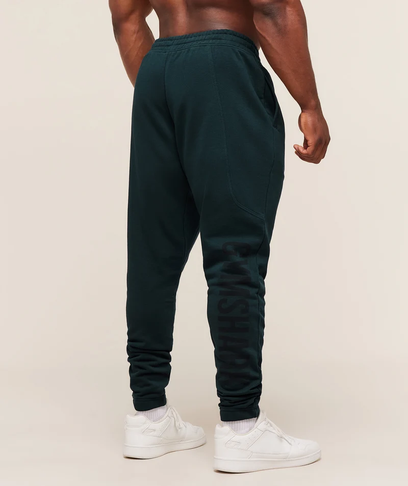Gymshark Power Wordmark Jogger - Deep Petrol Blue