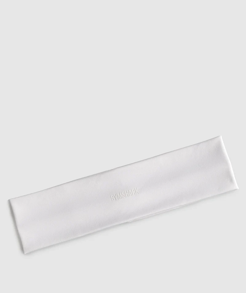 Gymshark Straight Headband - White