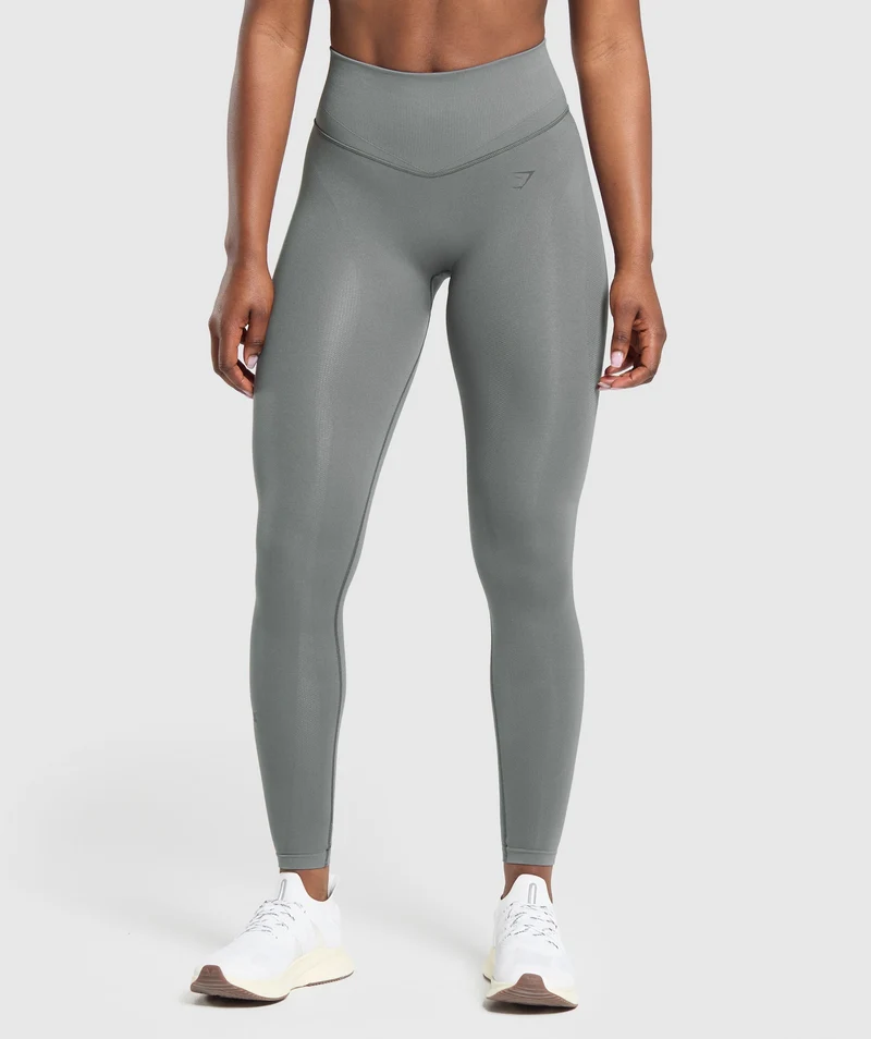 Gymshark ACTIVATE SEAMLESS LEGGINGS - Brushed Grey