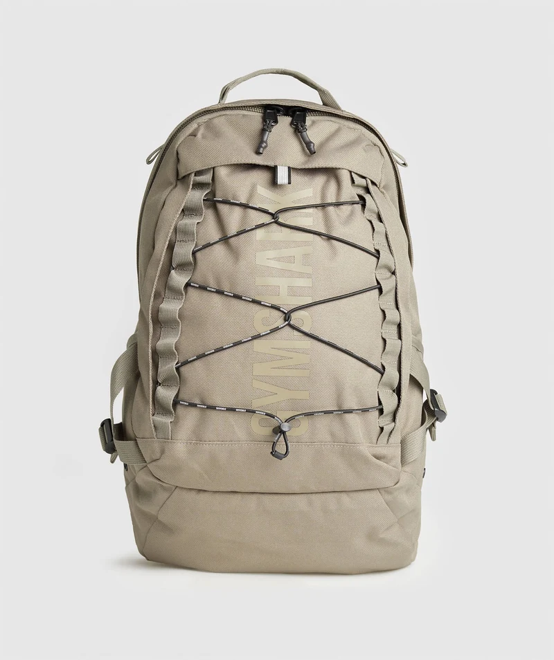 Gymshark Pursuit Backpack - Linen Brown