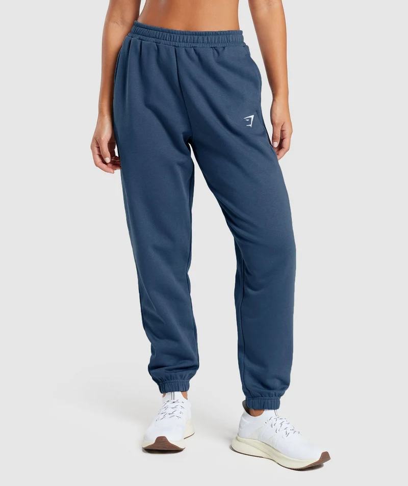 Gymshark Training Regular Fleece Joggers - Blue
