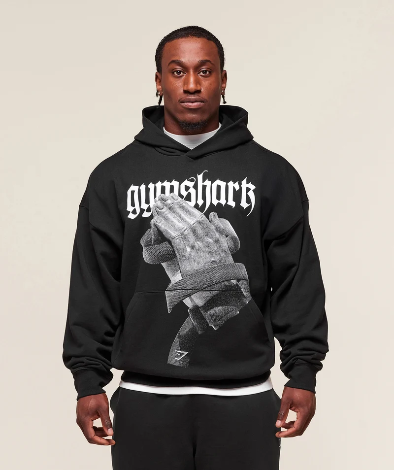 Gymshark Prayer Hands Hoodie - Black