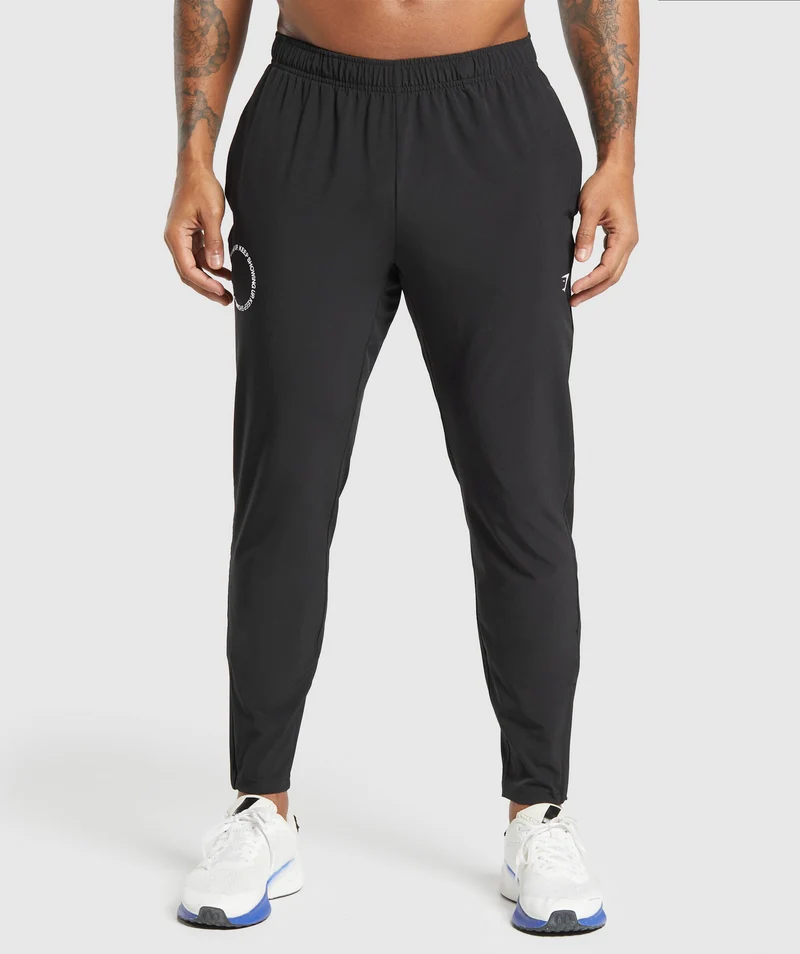 Gymshark Keep Showing Up Joggers - Black