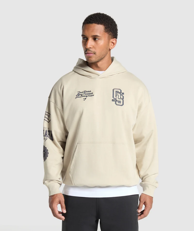 Gymshark Lifting Essentials Hoodie - Pebble Grey