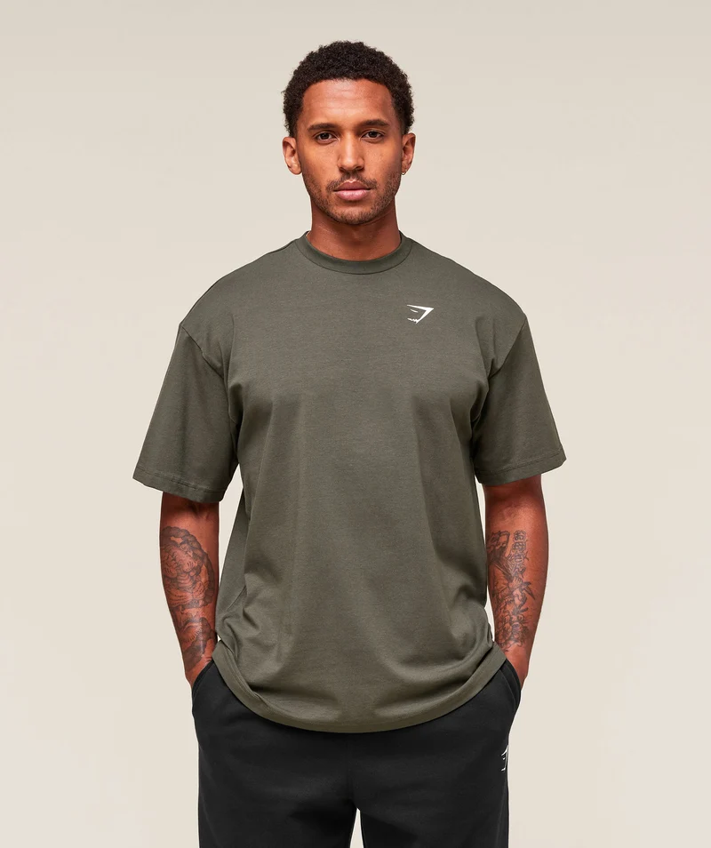 Gymshark Essential Short Sleeve T-Shirt - Strength Green