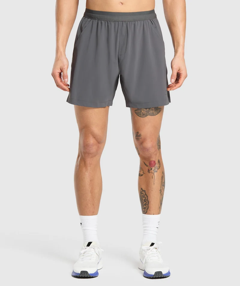 Gymshark Studio 6" Shorts - Graphite Grey