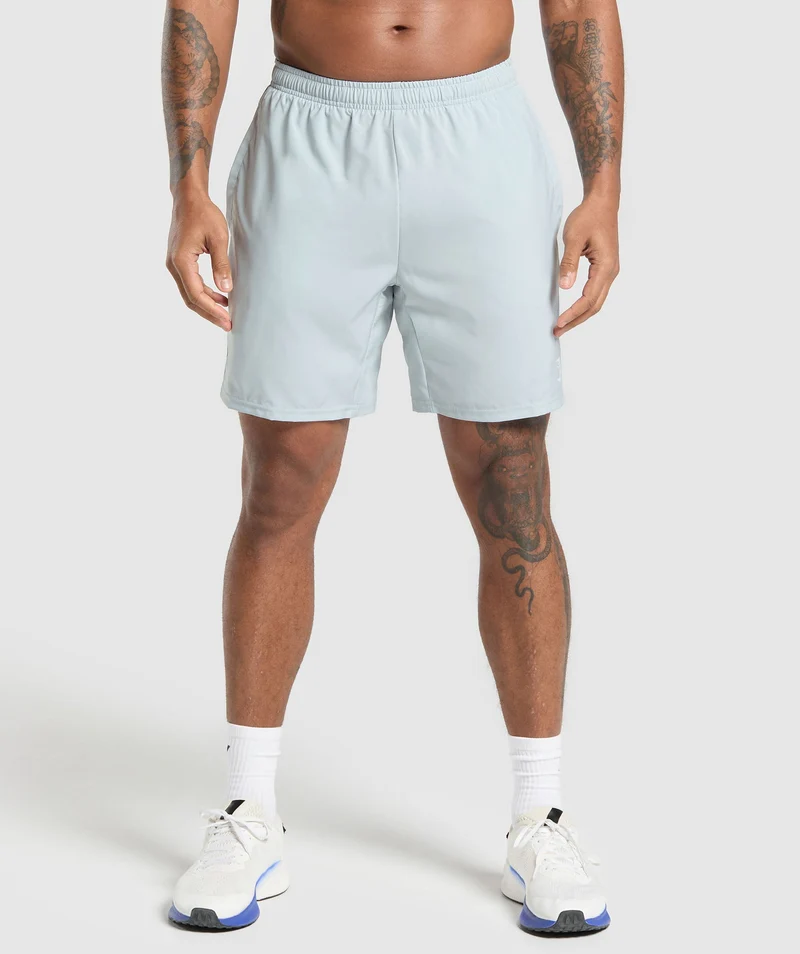 Gymshark Arrival 7" Shorts - Cool Blue
