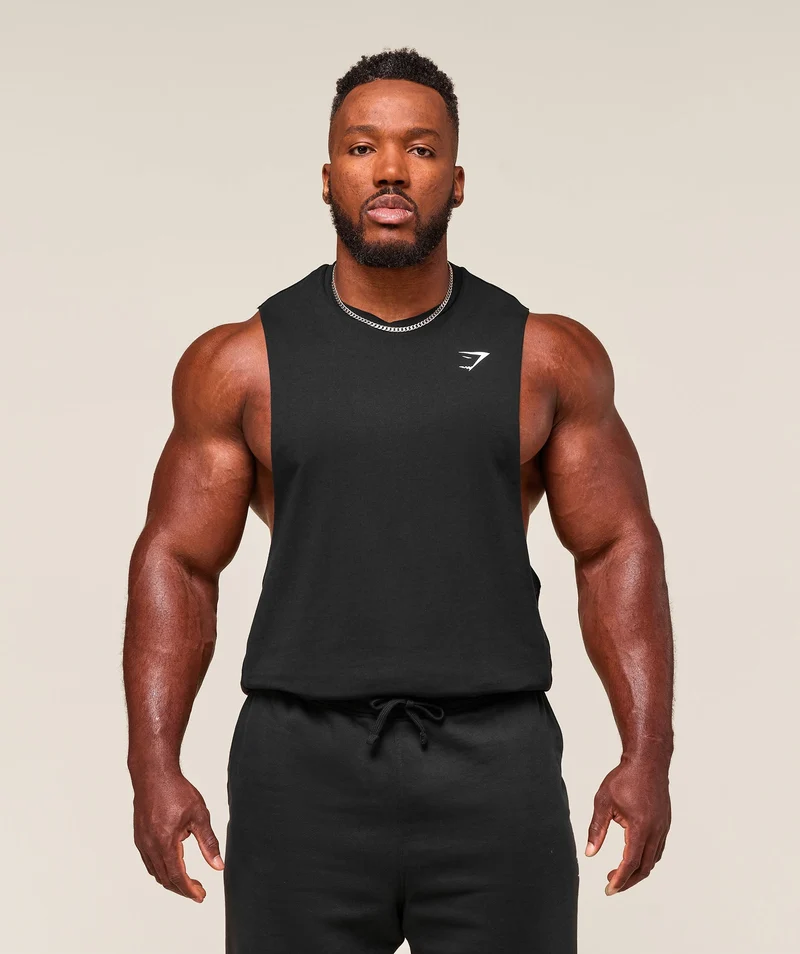 Gymshark Critical Drop Arm Tank - Black