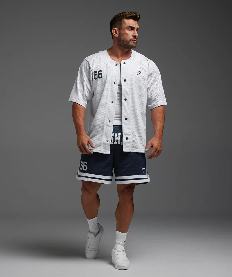 Gymshark Sports Jersey - White
