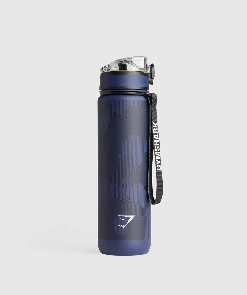 Gymshark GFX Sports Bottle - Ash Blue