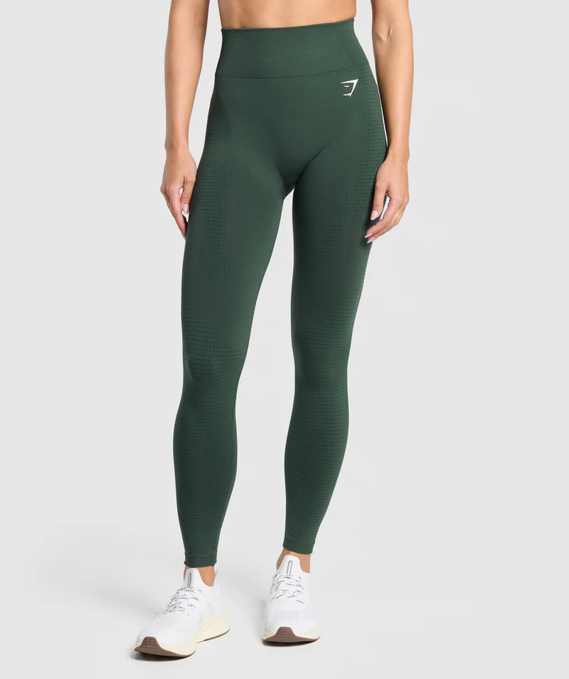 Gymshark Vital Seamless Tall Leggings - Green