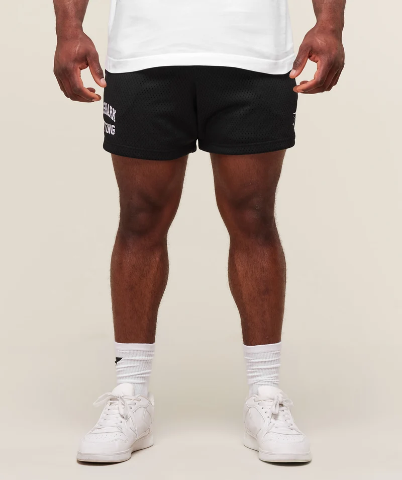 Gymshark Lifting Mesh 5" Shorts - Black