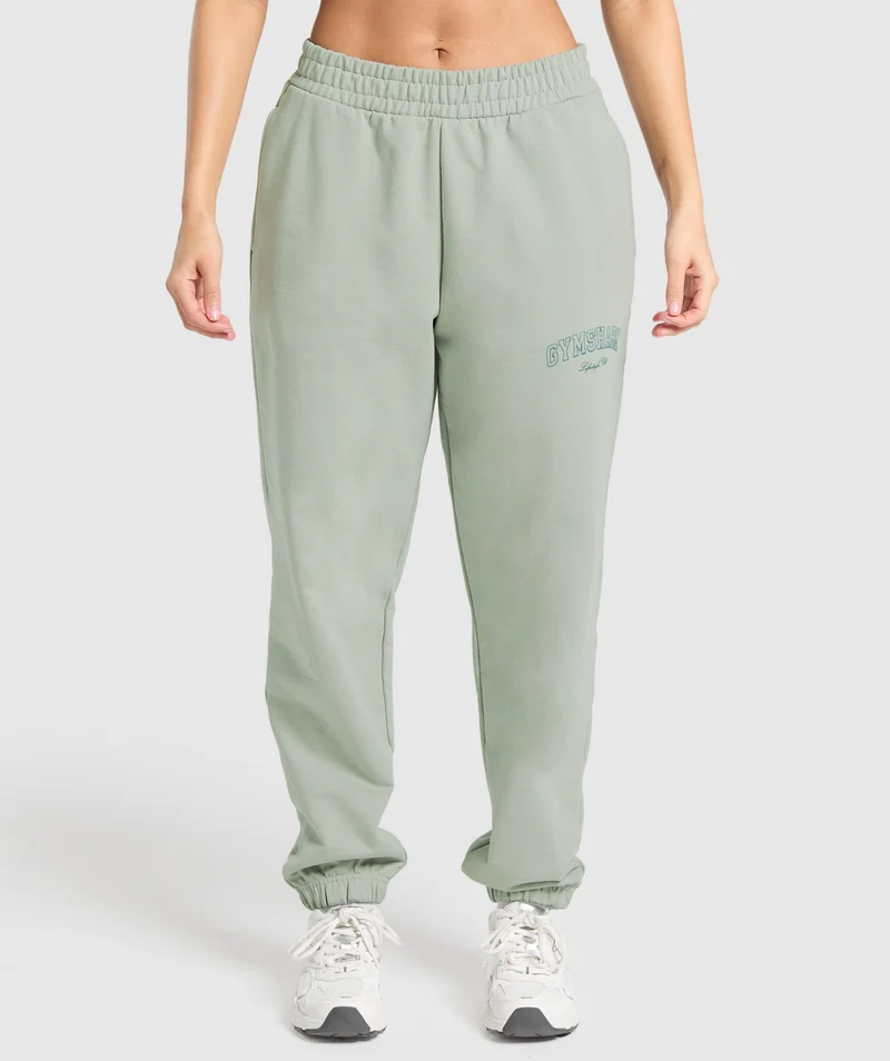 Gymshark Collegiate Jogger - Stone Grey