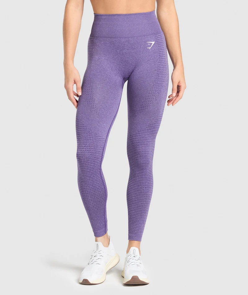 Gymshark Vital Regular Leggings - Functional Purple/Marl