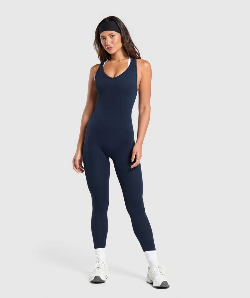 Gymshark Everyday Seamless All in One - Navy