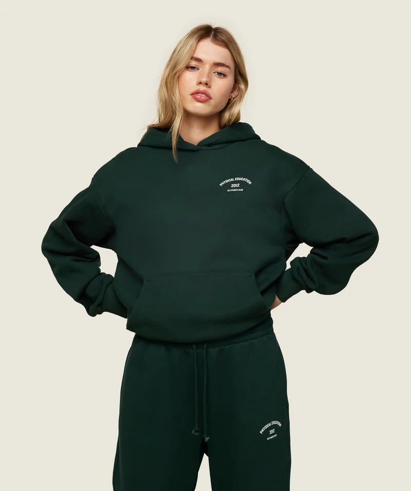 Gymshark PE Graphic Hoodie - Aster Stock Green