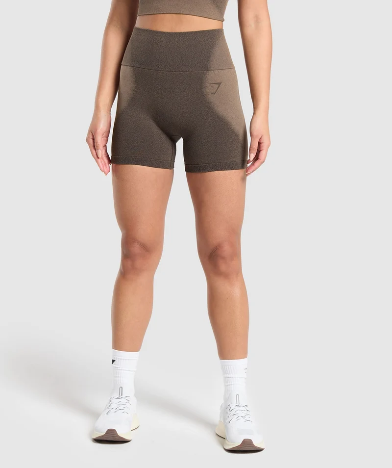 Gymshark Blur Seamless Short - Archive Brown/Soul Brown
