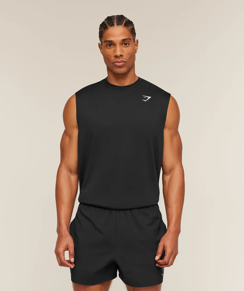 Gymshark Oversized Performance Tank - Black
