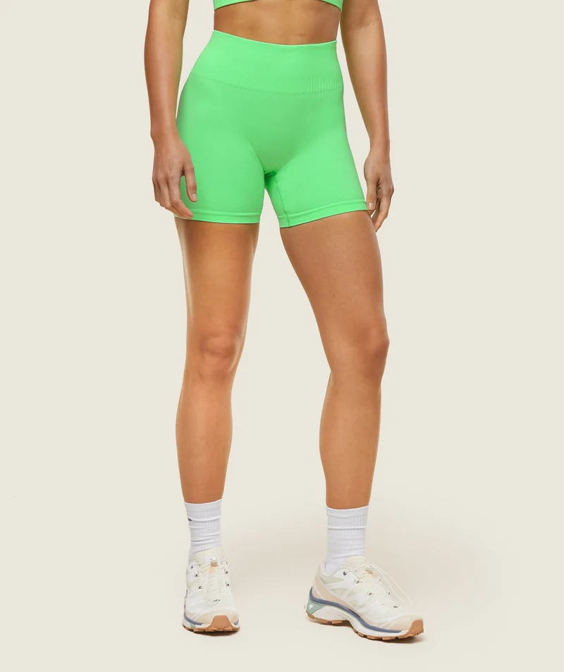 Gymshark Everywhere Seamless Cycling Shorts - Radiant Green