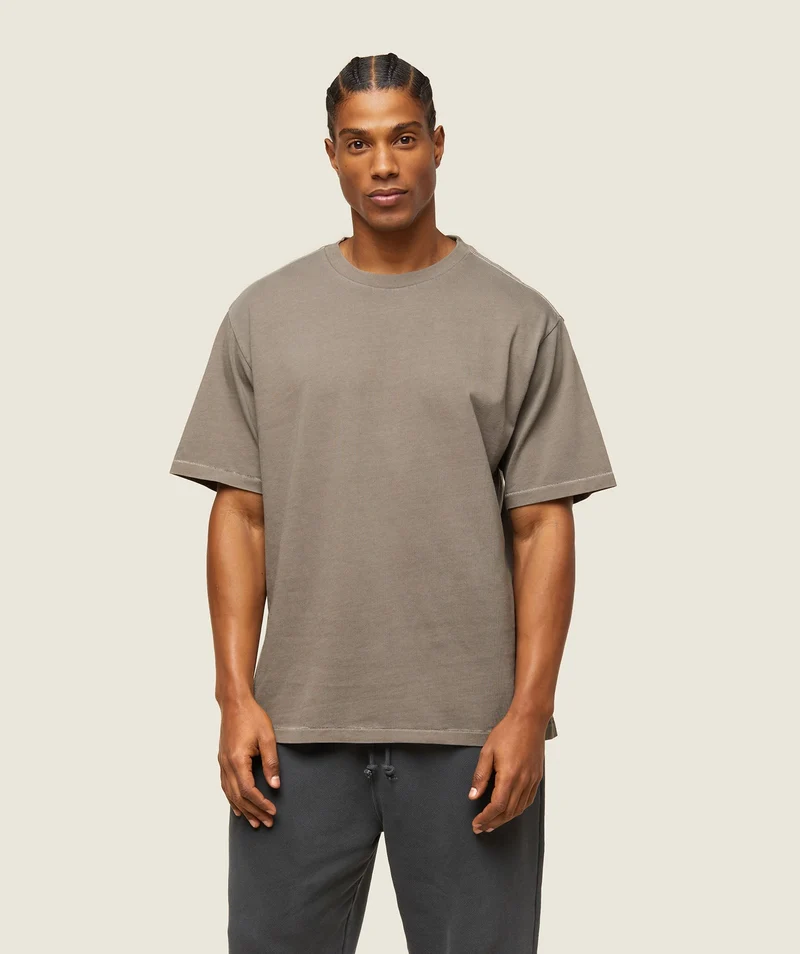 Gymshark Lifestyle Relaxed T-Shirt - Linen Brown